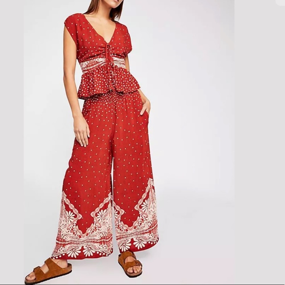 Free People Babylon River Set Pants and Top NEW - Picture 1 of 6